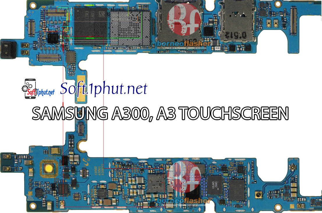 SƠ ĐỒ SỬA CHỮA LỖI CẢM ỨNG SAMSUNG A300, A3