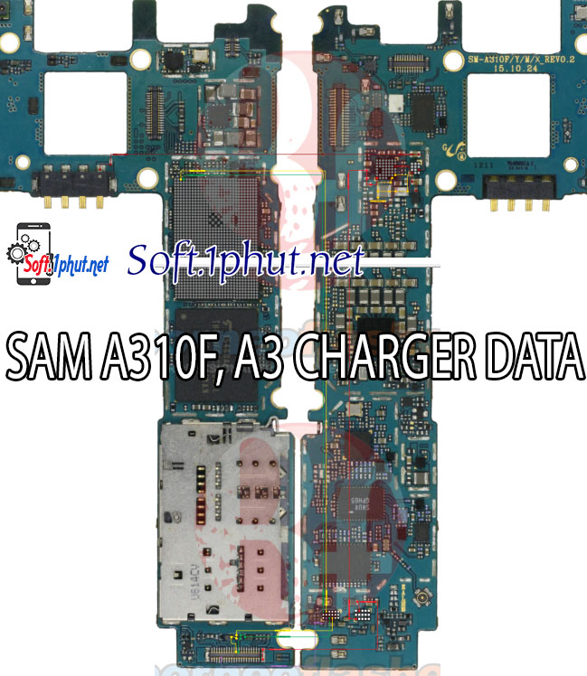 SƠ ĐỒ SỬA CHỮA LỖI SẠC SAMSUNG A310F, A3