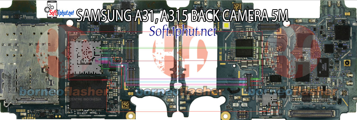 SƠ ĐỒ SỬA CHỮA LỖI CAM SAU 5M BỊ MỜ, KHÔNG HOẠT ĐỘNG SAMSUNG A31, A315