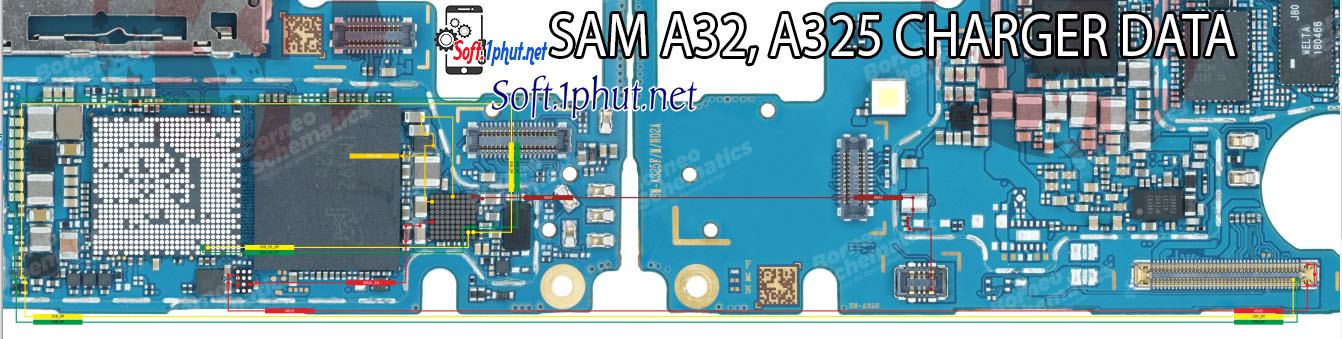 SƠ ĐỒ SỬA CHỮA LỖI SẠC SAMSUNG A32, A325
