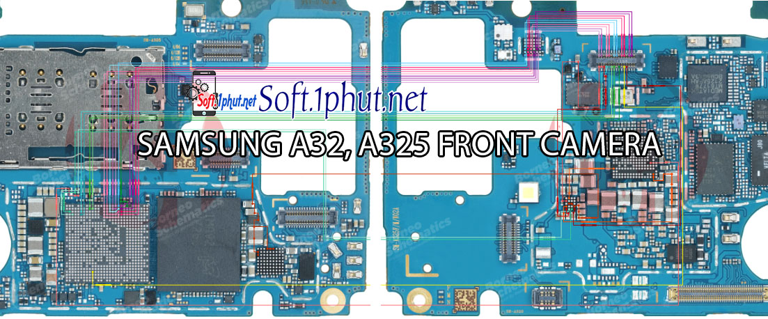 SƠ ĐỒ SỬA CHỮA LỖI CAM TRƯỚC BỊ MỜ, KHÔNG HOẠT ĐỘNG SAMSUNG A32, A325