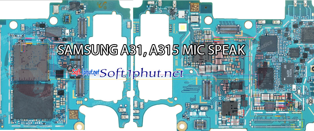 SƠ ĐỒ SỬA CHỮA LỖI MIC NÓI SAMSUNG A31, A315