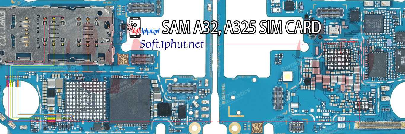 SƠ ĐỒ SỬA CHỮA LỖI SIM KHÔNG HỢP LỆ, KHÔNG VÀO SIM SAMSUNG A32, A325