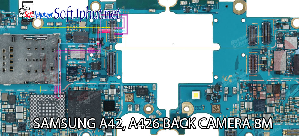 SƠ ĐỒ SỬA CHỮA LỖI CAM SAU 8M BỊ MỜ, KHÔNG HOẠT ĐỘNG  SAMSUNG A42, A426