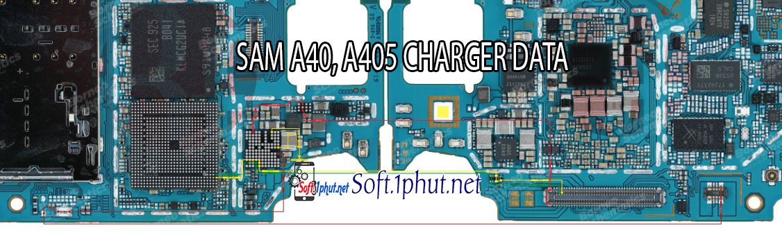 SƠ ĐỒ SỬA CHỮA LỖI SẠC SAMSUNG A40, A405