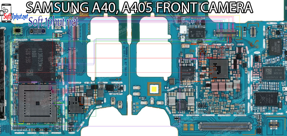 SƠ ĐỒ SỬA CHỮA CAM TRƯỚC BỊ MỜ, HỎNG SAMSUNG A40, A405