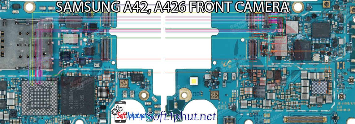 SƠ ĐỒ SỬA CHỮA CAMERA TRƯỚC BỊ MỜ, KHÔNG HOẠT ĐỘNG SAMSUNG A42, A426