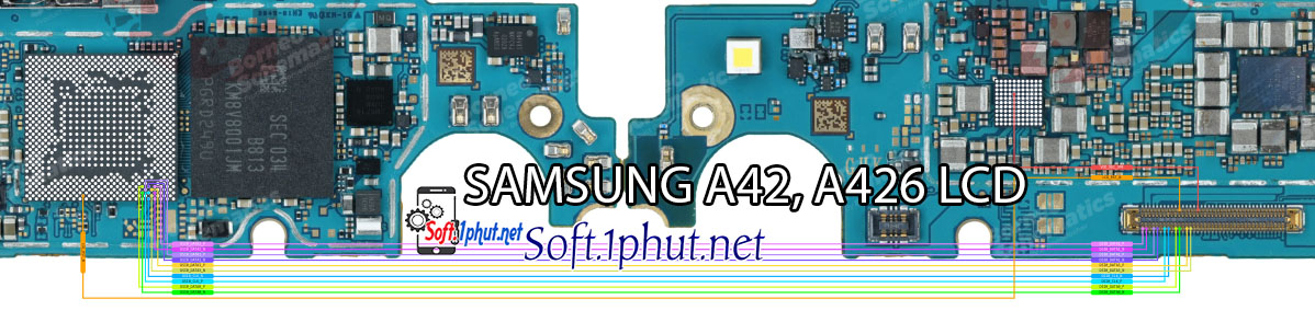 SƠ ĐỒ SỬA CHỮA LỖI MÀN HÌNH HIỂN THỊ SAMSUNG A42, A426