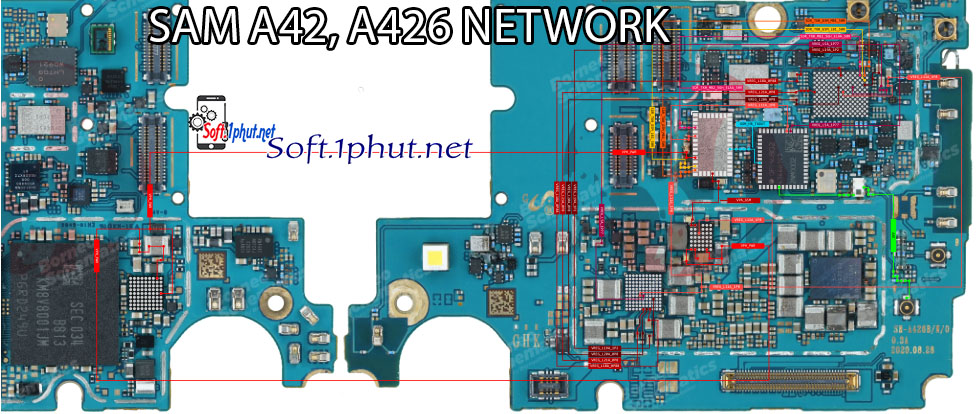 SƠ ĐỒ SỬA CHỮA LỖI MẠNG SAMSUNG A42, A426