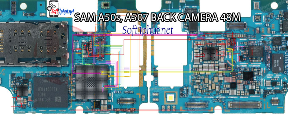 SƠ ĐỒ SỬA CHỮA CAM SAU 48M BỊ MỜ, KHÔNG HOẠT ĐỘNG SAMSUNG A50s, A507