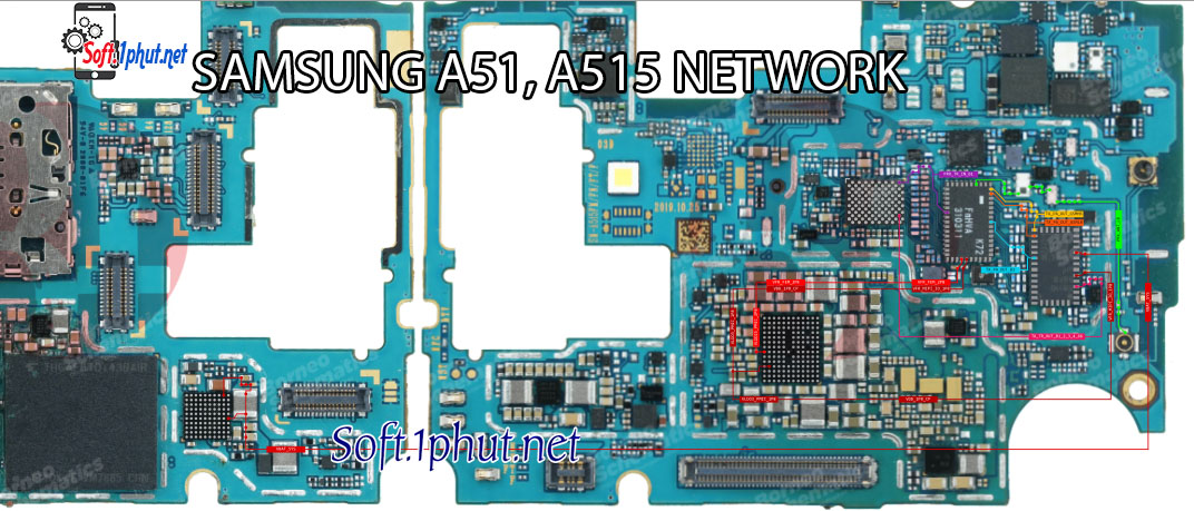 SƠ ĐỒ SỬA CHỮA LỖI MẠNG SAMSUNG A51, A515