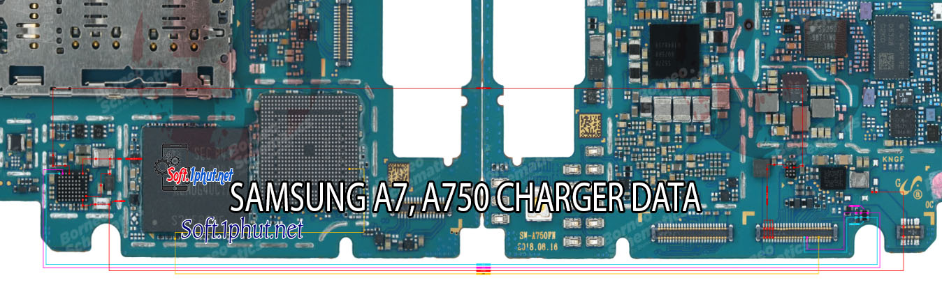 SƠ ĐỒ SỬA CHỮA LỖI SẠC SAMSUNG A7, A750