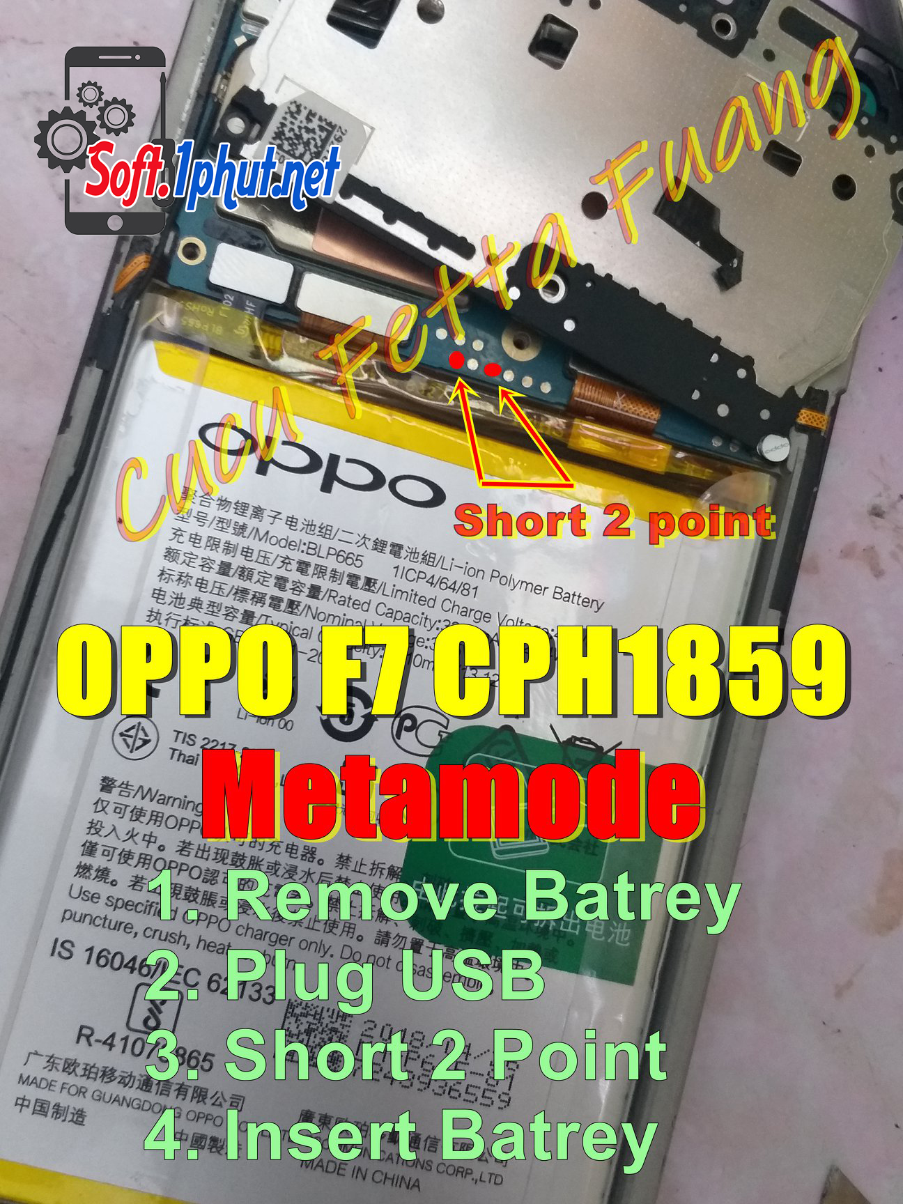 Cách thoát khỏi chế độ meta mod trên Oppo F7