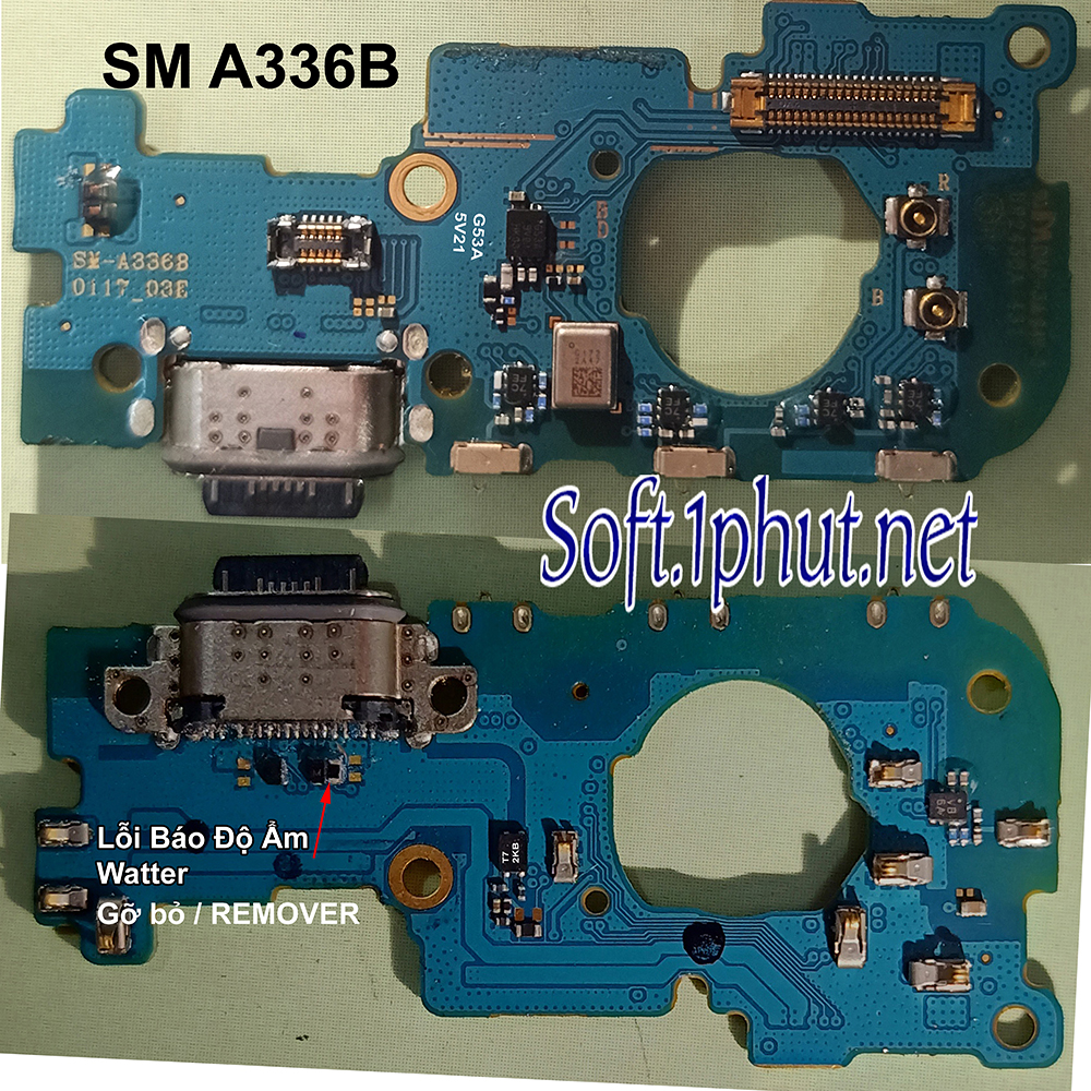Samsung A33 SM-A336B Lỗi Sạc Báo Độ Ẩm