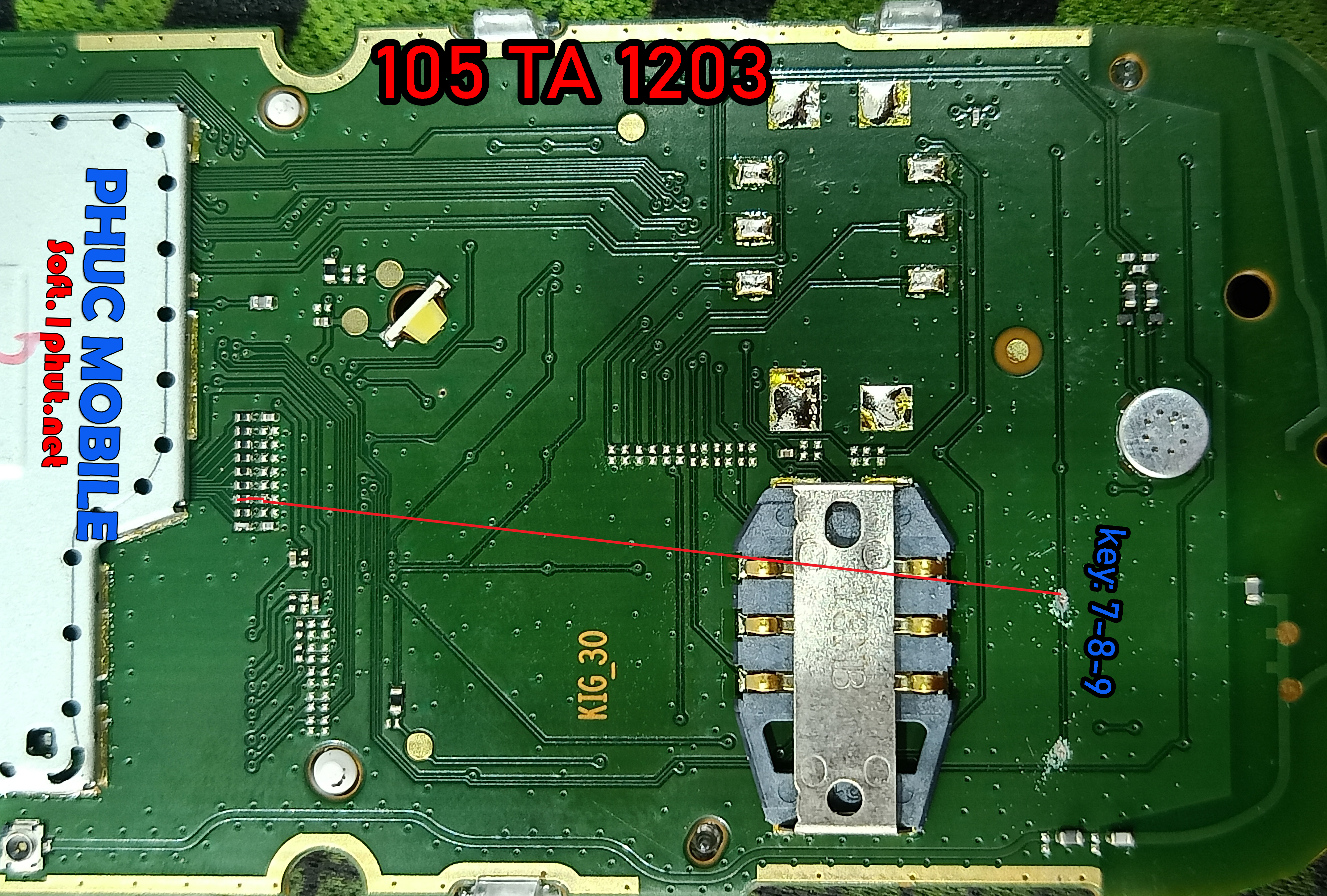 Nokia 105 2019 TA-1203 Key 7-8-9 Repair