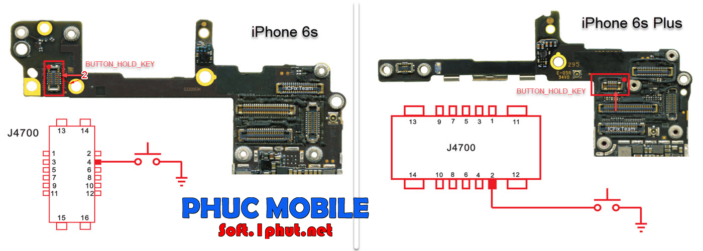 Bật Nguồn Trên Main, không cần đóng cáp trên IPhone 6S, 6SP